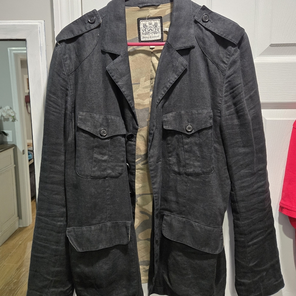 Juicy Couture Military Style Blazer